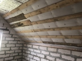 Утепление скатов полумансардного этажа 
