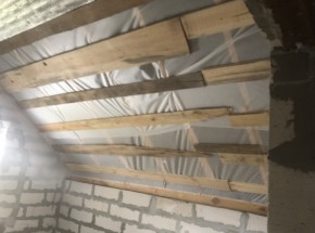 Утепление скатов полумансардного этажа 